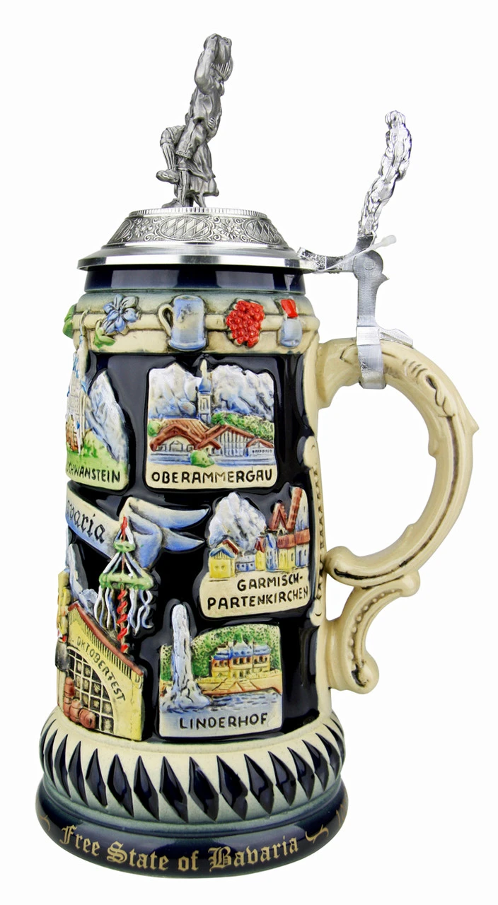 100 Years Free State Of Bavaria | Freistaat Bayern Beer Stein 7 100 Years Free State Of Bavaria | Freistaat Bayern Beer Stein - Image 5