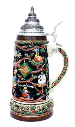 12 Days Of Christmas Beer Stein -Beer Stein Store 12 Days of Christmas Beer Stein K044 RS SM 63031.1412178346