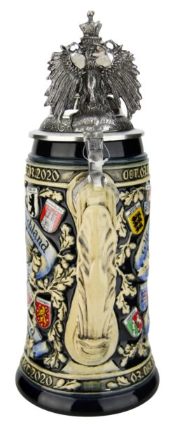 30 Years German Reunification Anniversary Beer Stein 14 30 Years German Reunification Anniversary Beer Stein -Beer Stein Store 30 Years German Reunification Anniversary Beer Stein K717BL Back SM 19062.1591653990