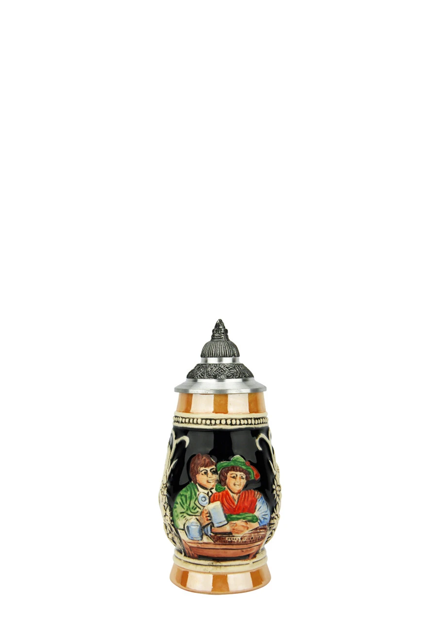 Alpine Couple Mini German Schnapps Beer Stein | 0.06 Liter