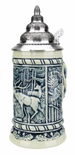 Alpine Wildlife Antique Style Beer Stein 11 Alpine Wildlife Antique Style Beer Stein -Beer Stein Store Alpine Wildlife Antique Style Beer Stein K320 2SG RA SM 54532.1548786530