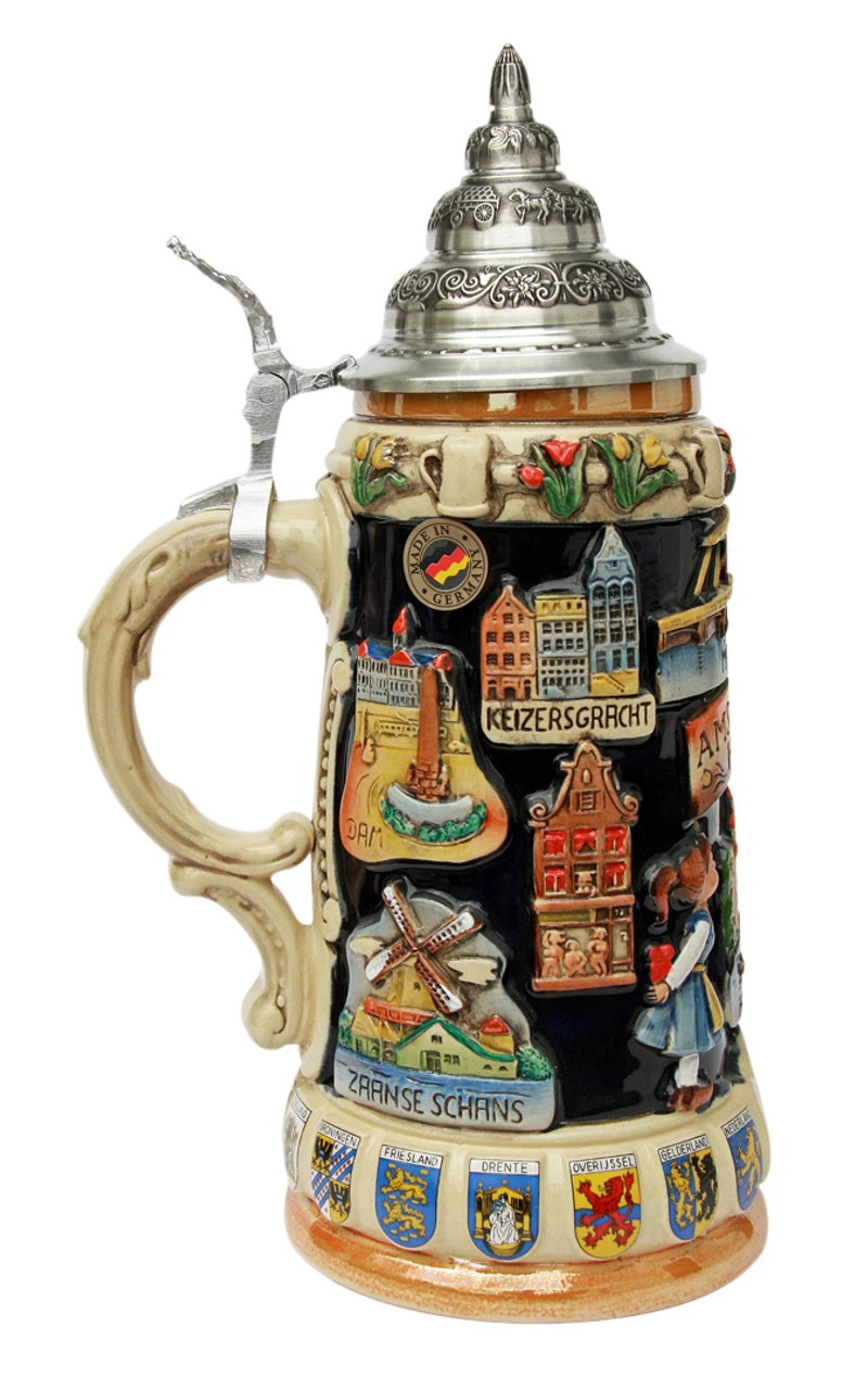 Amsterdam Holland Panorama Beer Stein 5 Amsterdam Holland Panorama Beer Stein - Image 3