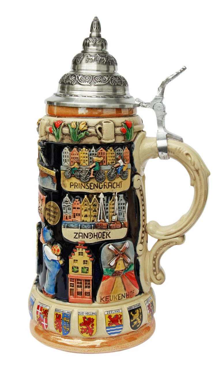 Amsterdam Holland Panorama Beer Stein 4 Amsterdam Holland Panorama Beer Stein - Image 2