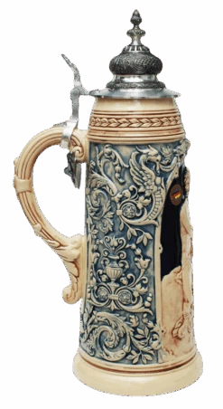 King Limitaet 2012 | Apollo Antique Style Beer Stein 7 King Limitaet 2012 | Apollo Antique Style Beer Stein -Beer Stein Store Apollo Limitat 2012 Beer Stein Cobalt K2042E LS SM 86637.1395849234