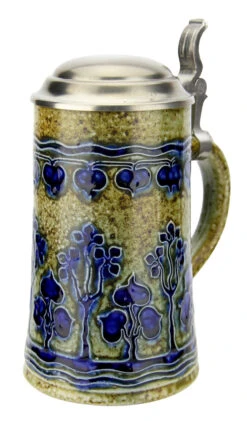 Art Nouveau Stylized Linden Tree Salt Glaze Beer Stein 10 Art Nouveau Stylized Linden Tree Salt Glaze Beer Stein -Beer Stein Store Art Nouveau Stylized Linden Tree Salt Glaze Beer Stein GM0066 90 RA SM 37123.1586980619