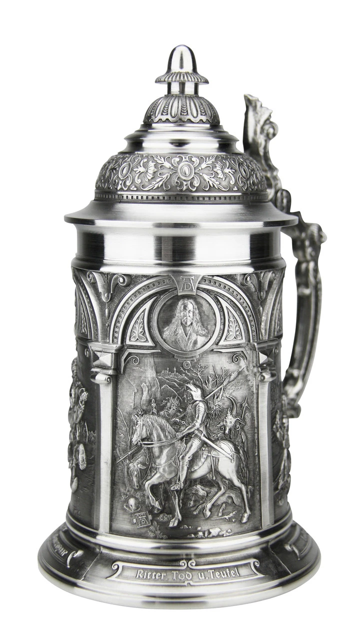 Artist Albrecht Duerer Pewter Beer Stein 3 Artist Albrecht Duerer Pewter Beer Stein