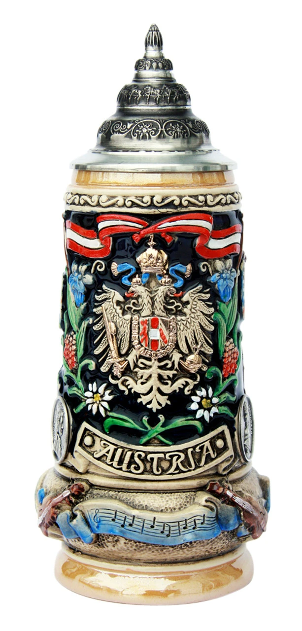 Austria Panorama Beer Stein 3 Austria Panorama Beer Stein