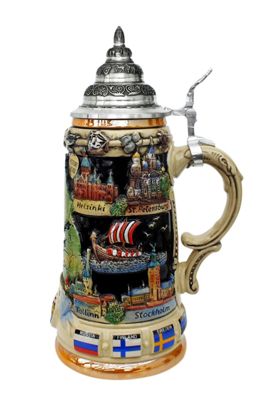 Baltic Sea Panorama Beer Stein 5 Baltic Sea Panorama Beer Stein - Image 3