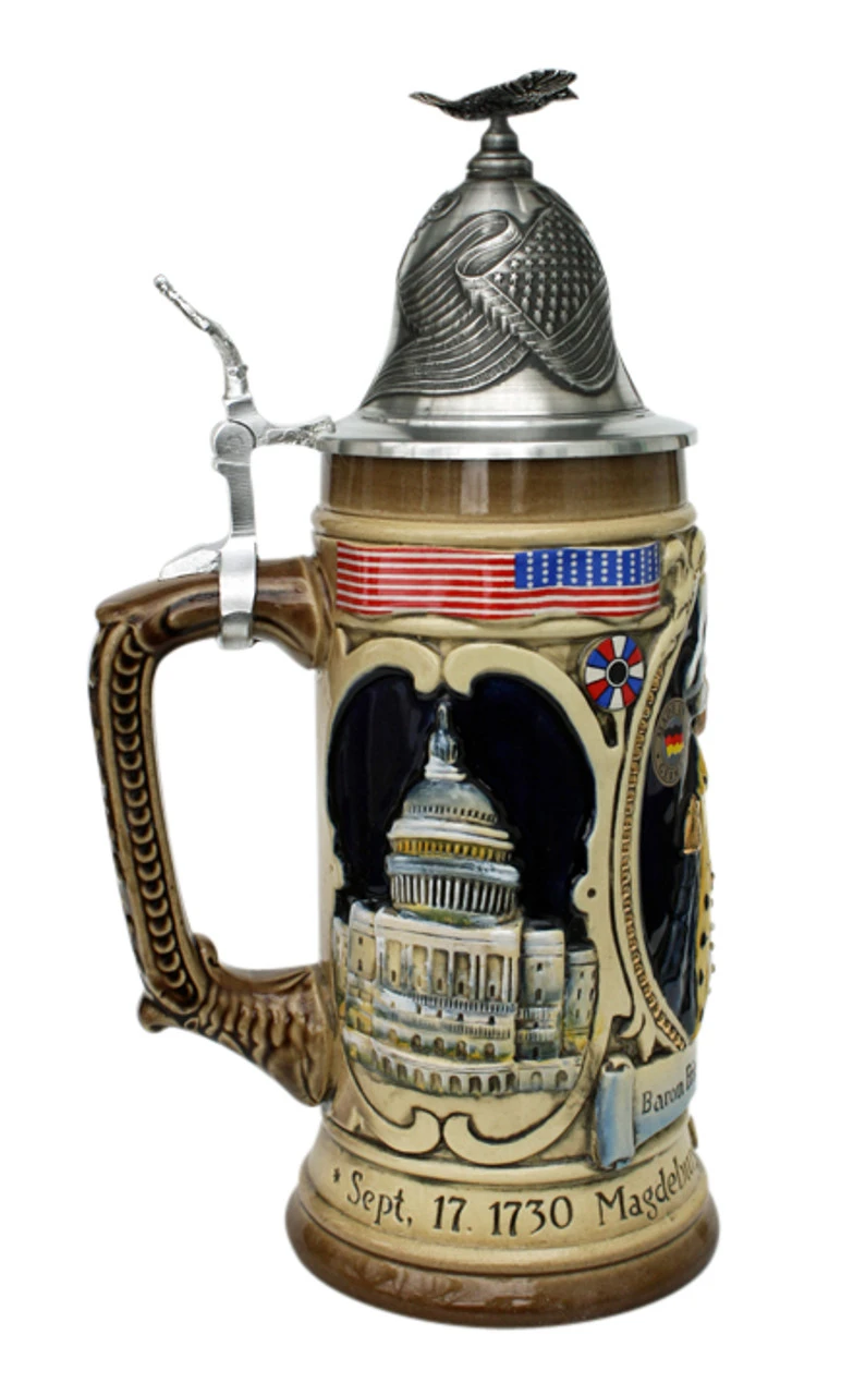 Baron Friedrich Von Steuben Beer Stein 4 Baron Friedrich Von Steuben Beer Stein - Image 2
