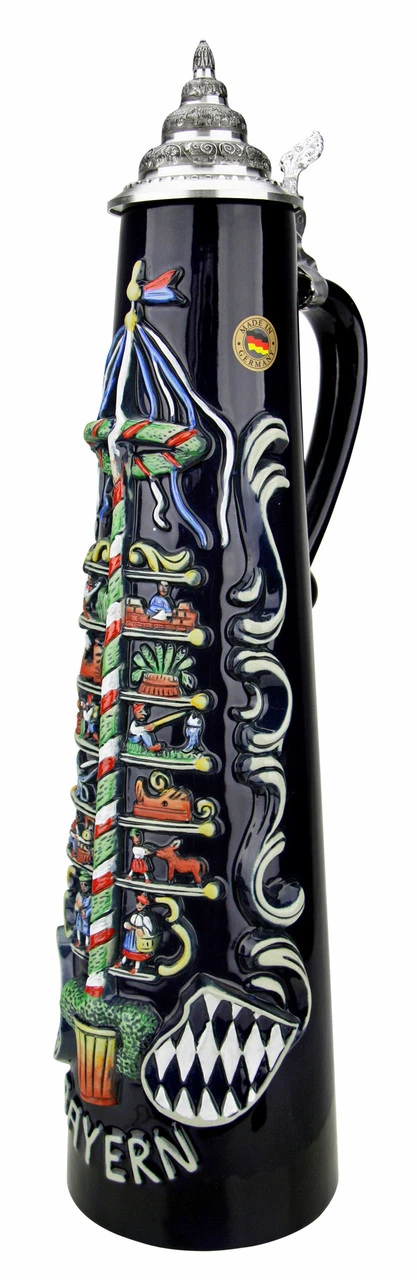 Bavaria Bayern Maypole Jug Stein | 2 Liter 7 Bavaria Bayern Maypole Jug Stein | 2 Liter - Image 5