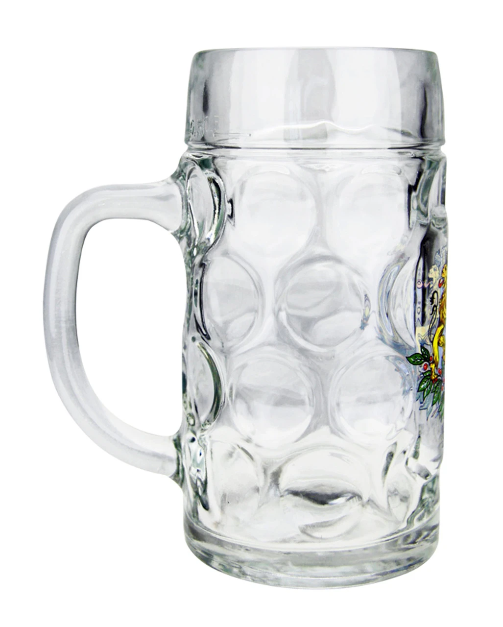 Bavaria Crest Dimpled Oktoberfest Glass Beer Mug 0.5 Liter 5 Bavaria Crest Dimpled Oktoberfest Glass Beer Mug 0.5 Liter - Image 3