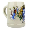 Bavaria Crest German Stoneware Beer Mug 0.5 Liter