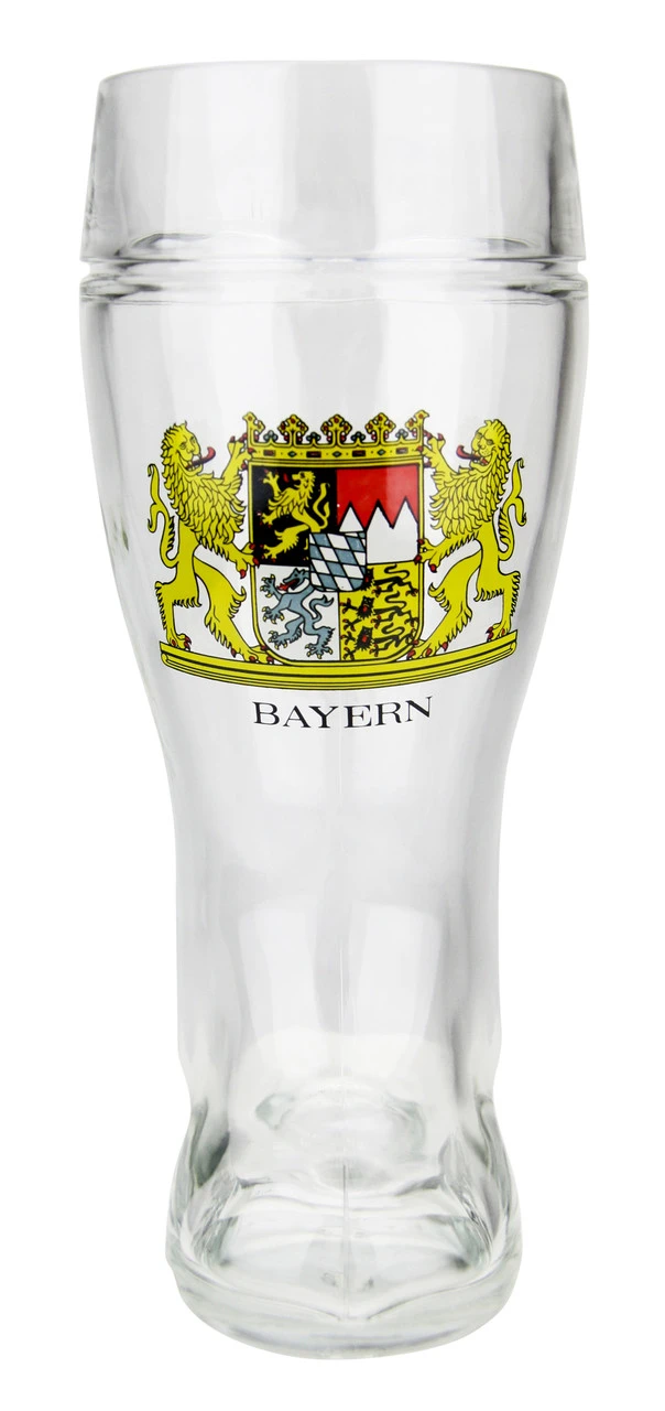 Bavaria Crest Glass Beer Boot 1 Liter 4 Bavaria Crest Glass Beer Boot 1 Liter - Image 2