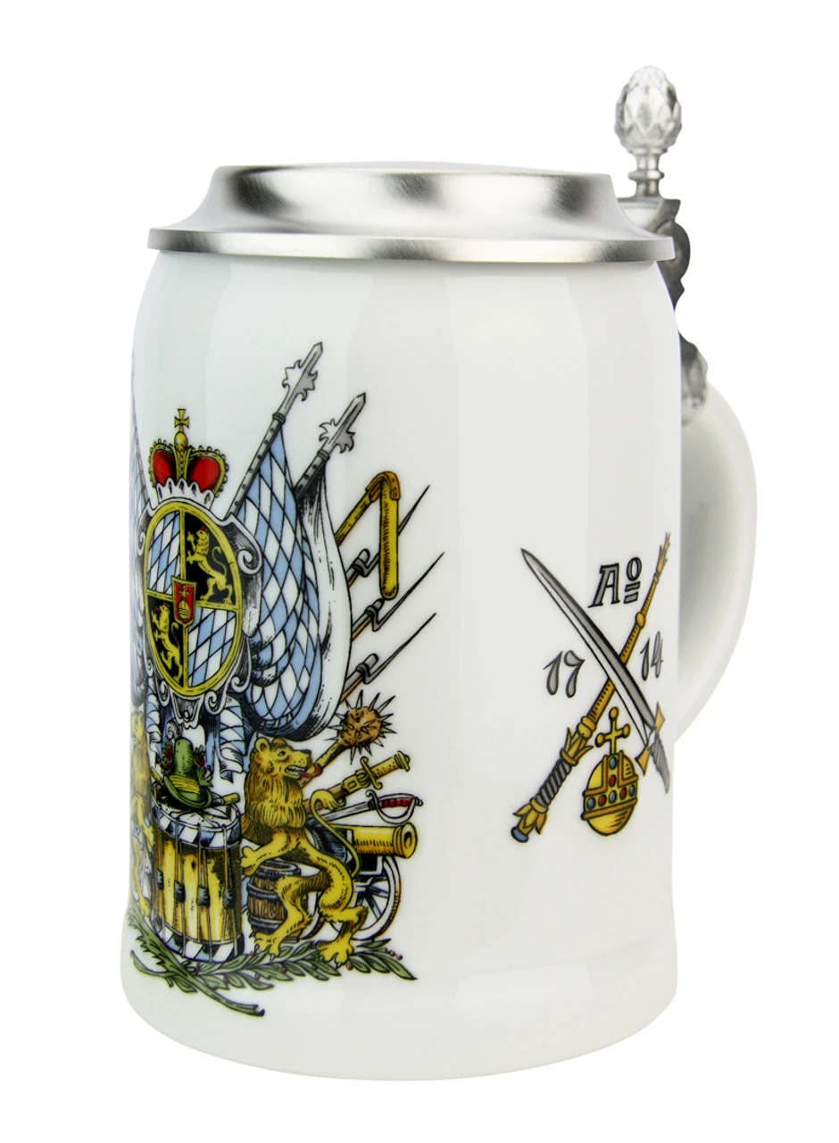 Zimmermann Bavaria Crest Porcelain Beer Stein 3 Zimmermann Bavaria Crest Porcelain Beer Stein