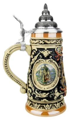 Bavaria Oberammergau German Beer Stein 9 Bavaria Oberammergau German Beer Stein -Beer Stein Store Bavaria Oberammergau German Beer Stein K1001 LS SM 24698.1585841658