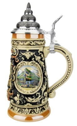Bavaria Oberammergau German Beer Stein 8 Bavaria Oberammergau German Beer Stein -Beer Stein Store Bavaria Oberammergau German Beer Stein K1001 RS SM 16061.1585841652
