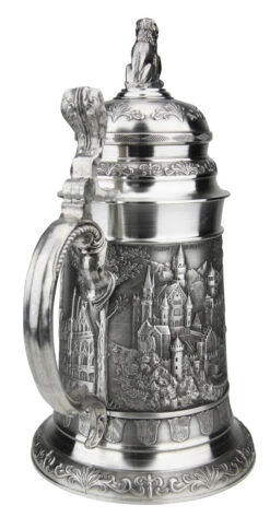 Bavaria Pewter Beer Stein 13 Bavaria Pewter Beer Stein -Beer Stein Store Bavaria Pewter Beer Stein AS60192 Back SM 33062.1511053589