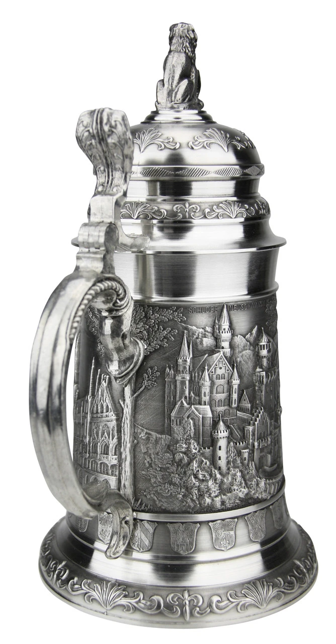 Bavaria Pewter Beer Stein 7 Bavaria Pewter Beer Stein - Image 5