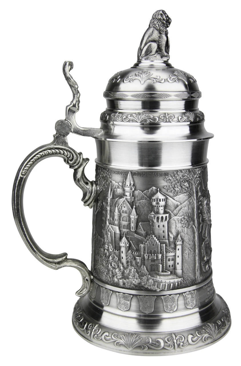 Bavaria Pewter Beer Stein 6 Bavaria Pewter Beer Stein - Image 4