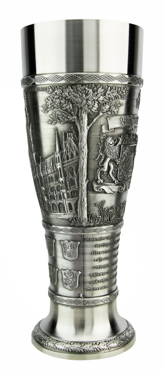 Bavaria Pewter Wheat Beer Tulip 4 Bavaria Pewter Wheat Beer Tulip - Image 2