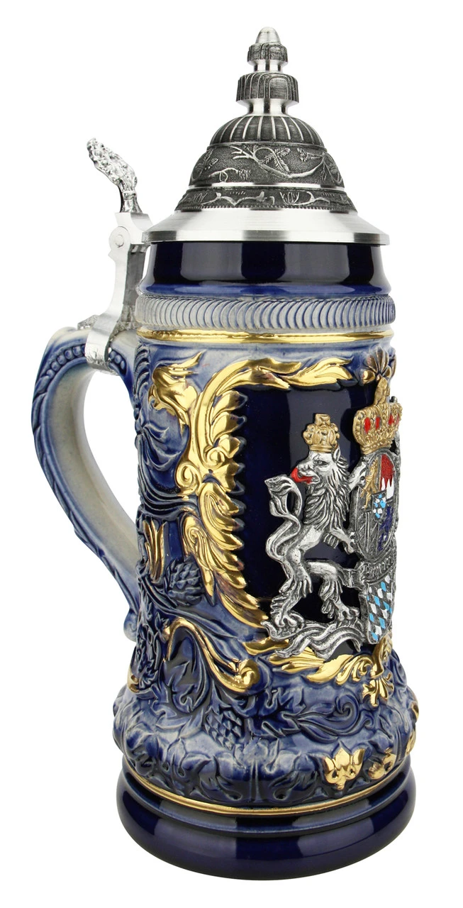 Bavaria Royal Lion Crest Beer Stein 4 Bavaria Royal Lion Crest Beer Stein - Image 2