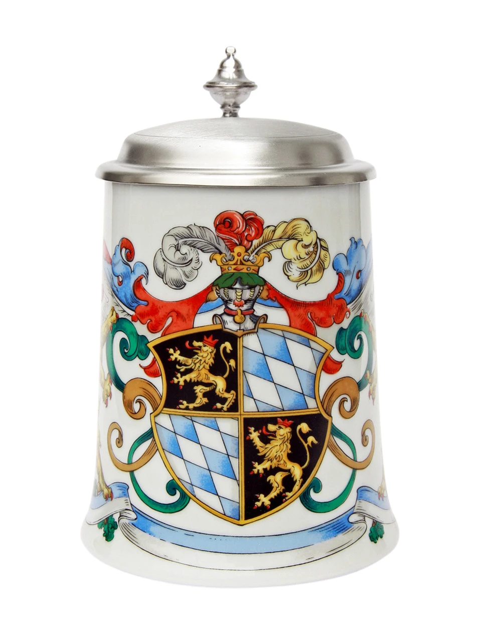 Zimmermann Bavaria Shield And Lion Porcelain Beer Stein 4 Zimmermann Bavaria Shield And Lion Porcelain Beer Stein - Image 2