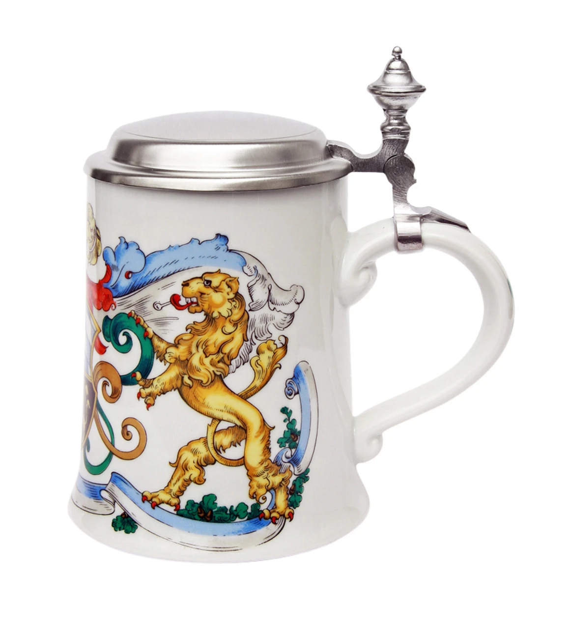 Zimmermann Bavaria Shield And Lion Porcelain Beer Stein 3 Zimmermann Bavaria Shield And Lion Porcelain Beer Stein