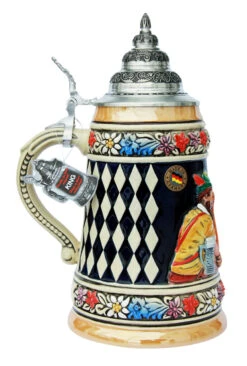 Bavarian Arm Wrestler Beer Stein 7 Bavarian Arm Wrestler Beer Stein -Beer Stein Store Bavarian Arm Wrestler Beer Stein K365 LS SM 48798.1489161654