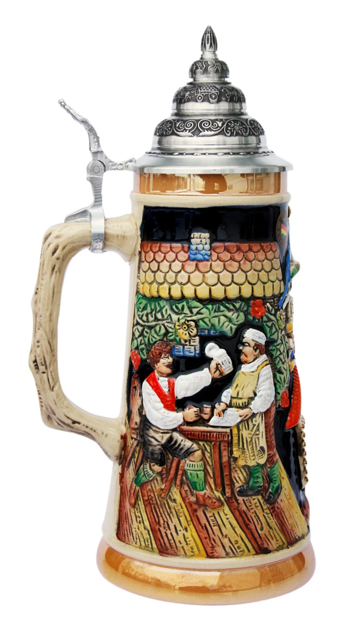 Bavarian Beer Garden Beer Stein 5 Bavarian Beer Garden Beer Stein - Image 3