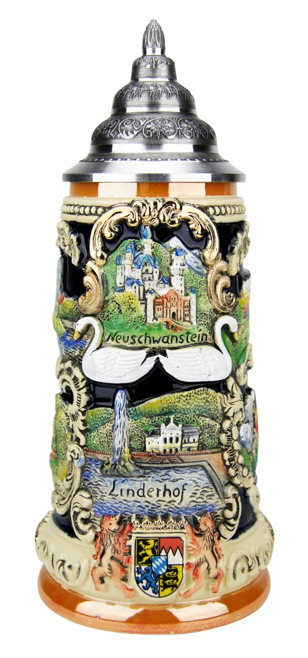 Bavarian Castles Beer Stein 4 Bavarian Castles Beer Stein - Image 2
