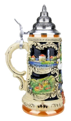 Bavarian Castles Beer Stein 8 Bavarian Castles Beer Stein -Beer Stein Store Bavarian Castles Beer Stein K309S LS SM 94778.1507149574