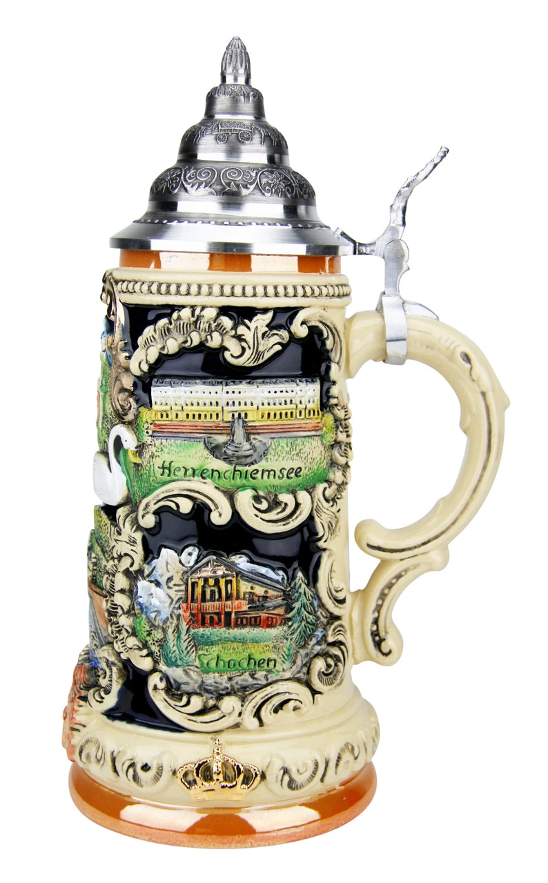 Bavarian Castles Beer Stein 6 Bavarian Castles Beer Stein - Image 4