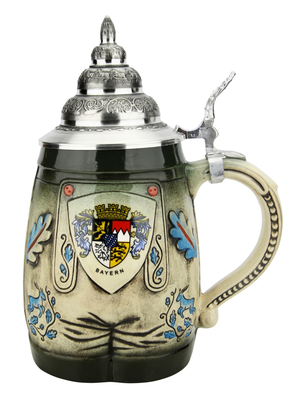 Bavarian Lederhosen 3D Beer Stein 3 Bavarian Lederhosen 3D Beer Stein