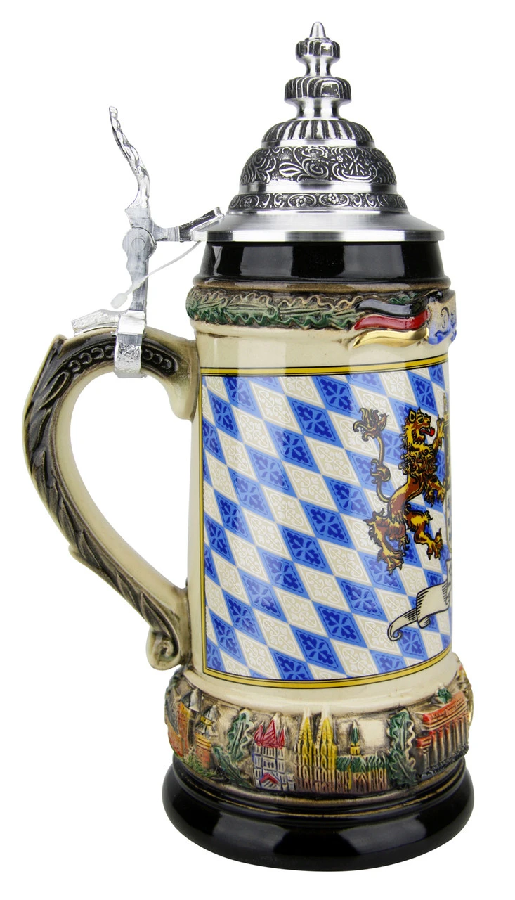 Bayern Coat Of Arms Deutschland Beer Stein 5 Bayern Coat Of Arms Deutschland Beer Stein - Image 3