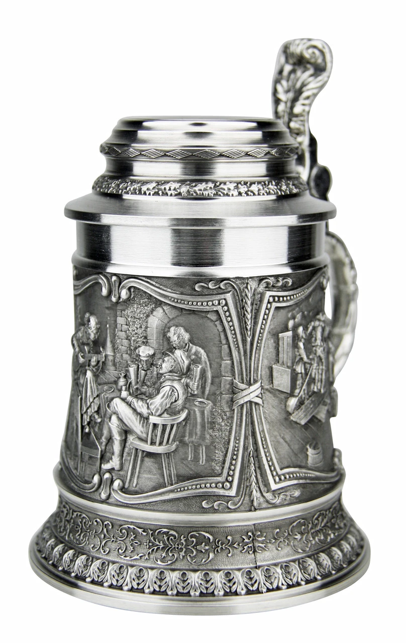 Beer Brewers Pewter Beer Stein 6 Beer Brewers Pewter Beer Stein - Image 4