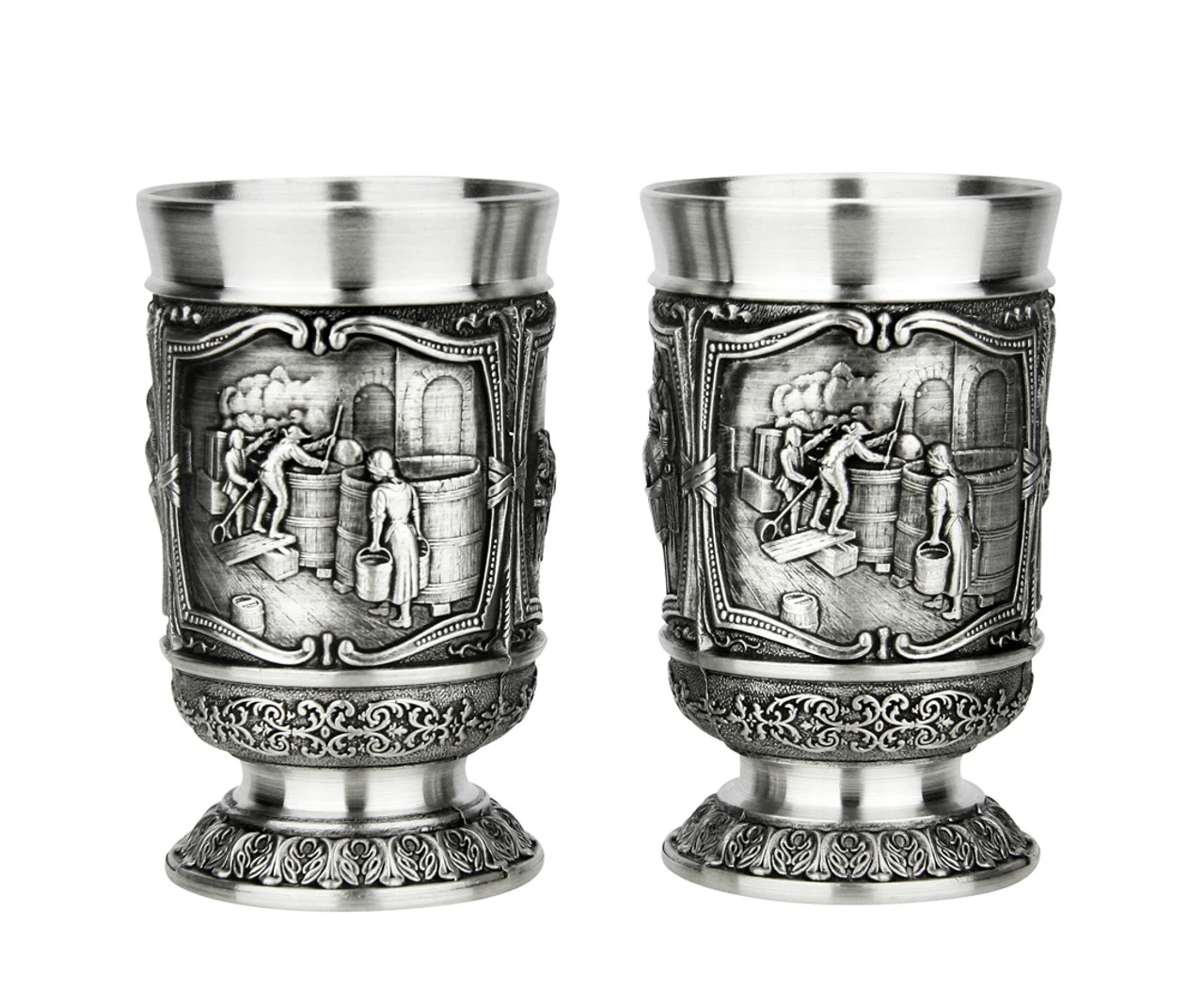 Beer Brewers Pewter Shot Cup 1 Oz | Set Of 2 5 Beer Brewers Pewter Shot Cup 1 Oz | Set Of 2 - Image 3