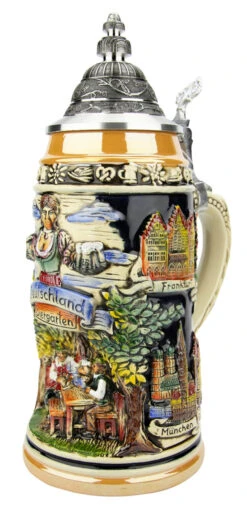 Beer Garden Panorama Grotto Stein | 1 Liter 11 Beer Garden Panorama Grotto Stein | 1 Liter -Beer Stein Store Beergarden Panorama Grotto Beer Stein ZB1993996 A SM 04768.1574958470