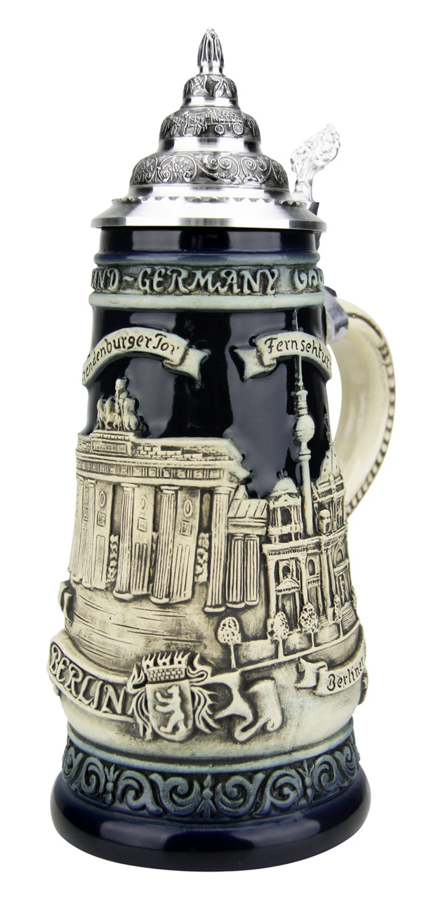 Berlin Beer Stein Cobalt 3 Berlin Beer Stein Cobalt