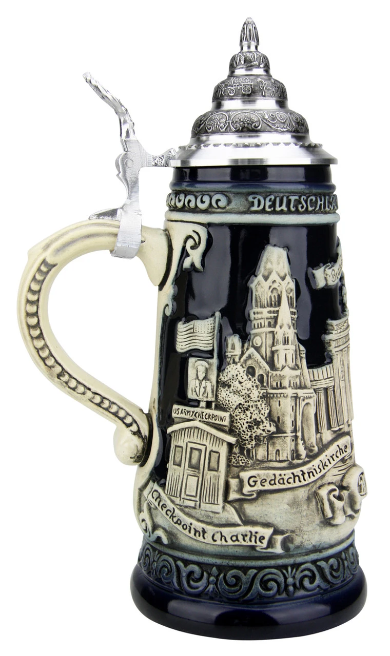 Berlin Beer Stein Cobalt 5 Berlin Beer Stein Cobalt - Image 3