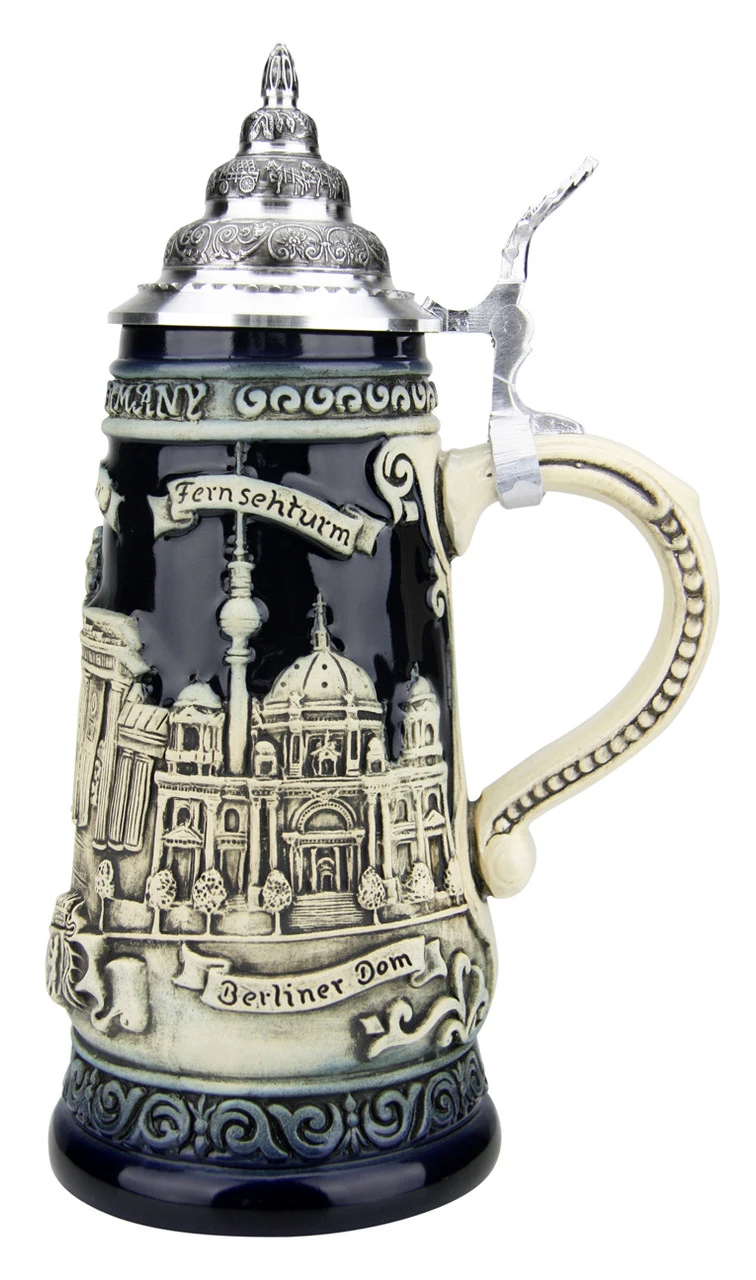 Berlin Beer Stein Cobalt 6 Berlin Beer Stein Cobalt - Image 4