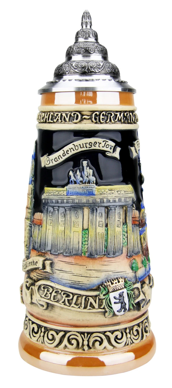 Berlin And Brandenburg Gate Beer Stein 4 Berlin And Brandenburg Gate Beer Stein - Image 2