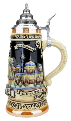 Berlin And Brandenburg Gate Beer Stein 8 Berlin And Brandenburg Gate Beer Stein -Beer Stein Store Berlin Beer Stein K303B RS SM 19951.1556046427