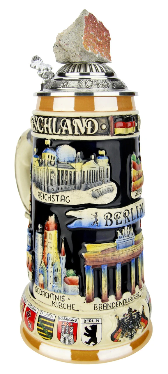 Berlin Wall Beer Stein 4 Berlin Wall Beer Stein - Image 2