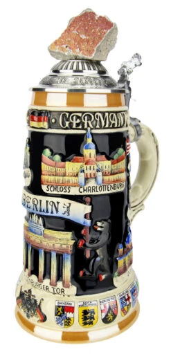 Berlin Wall Beer Stein 10 Berlin Wall Beer Stein -Beer Stein Store Berlin Wall Beer Stein K309BW RA SM 83421.1594189086