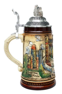 Berlin Wall Checkpoint Charlie Beer Stein 7 Berlin Wall Checkpoint Charlie Beer Stein -Beer Stein Store Berlin Wall Beer Stein KT3000BM LS Sm 33818.1401299750