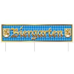 Biergarten All Weather Party Yard Sign