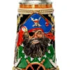 Blackbeard The Pirate Beer Stein 1 Blackbeard The Pirate Beer Stein -Beer Stein Store Blackbeard the Pirate Beer Stein K313P FNT SM 85862.1431539164