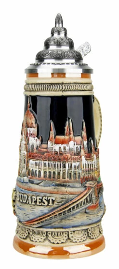 Budapest Beer Stein 9 Budapest Beer Stein -Beer Stein Store Budapest Beer Stein K305BV A2 SM 85703.1491349670