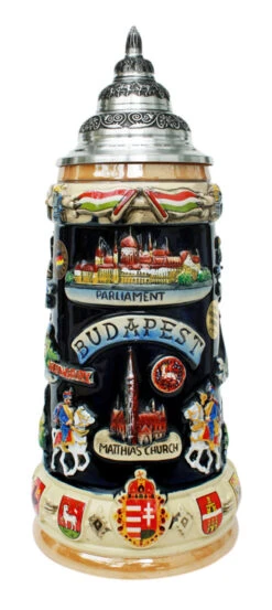 Budapest Commemorative Beer Stein
