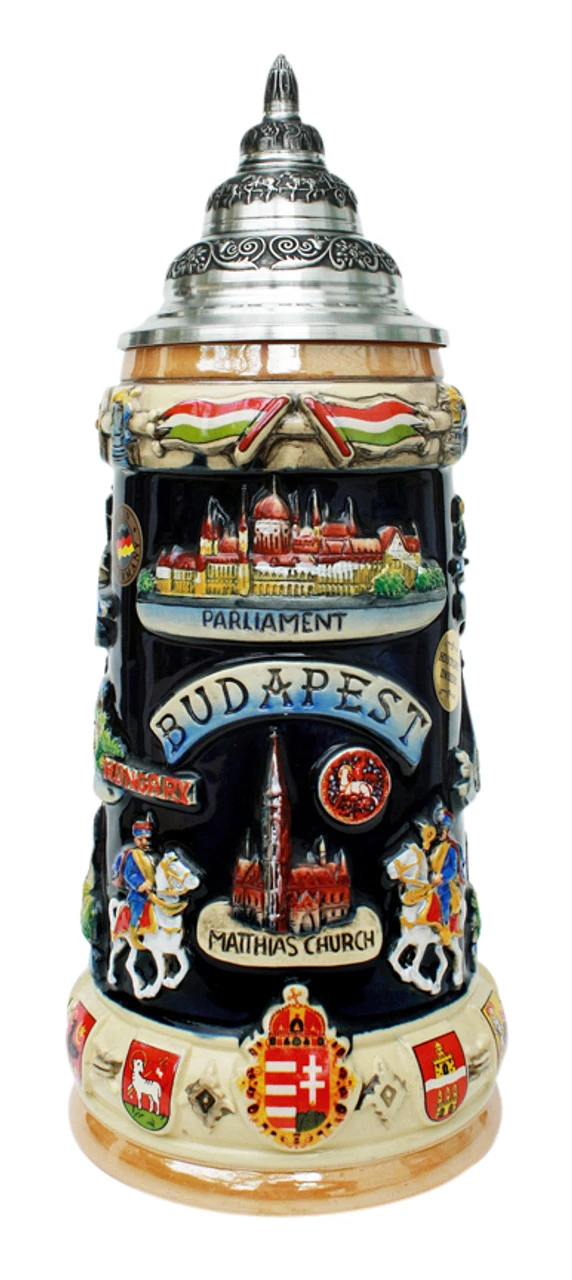 Budapest Commemorative Beer Stein 3 Budapest Commemorative Beer Stein